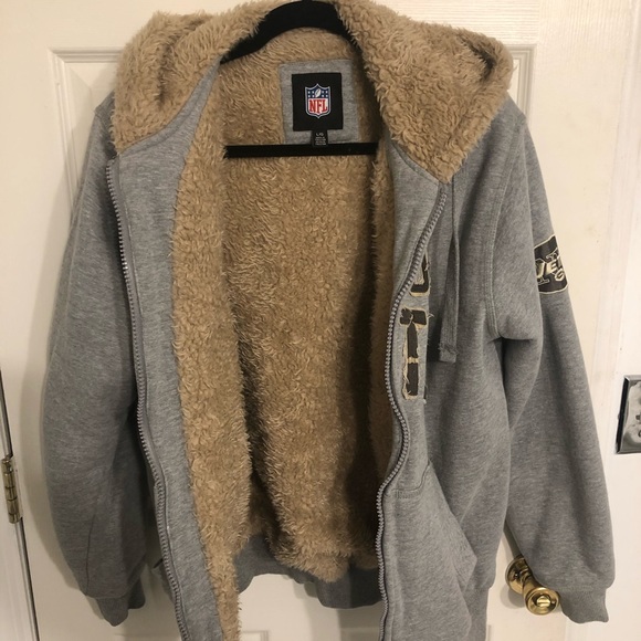 Jets sweatshirt with quilted lining - Picture 3 of 5